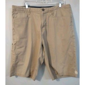 The North Face Men's Shorts Hiking Camping Size 38 Tan Brown Organic Polyester